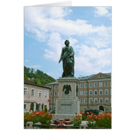 Mozart-Statue in Salzburg