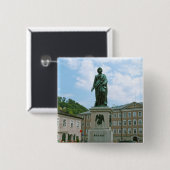 Mozart-Statue in Salzburg Button (Vorne & Hinten)