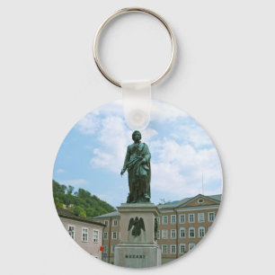Mozart-Statue in Salzburg Schlüsselanhänger
