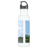 Mozart-Statue in Salzburg Trinkflasche (Rückseite)