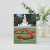 Mozart-Statue Postkarte (Stehend Vorderseite)