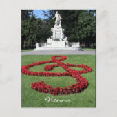 Mozart-Statue Postkarte (Vorderseite)