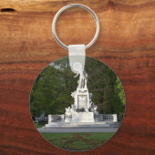 Mozart-Statue Schlüsselanhänger (Vorderseite)