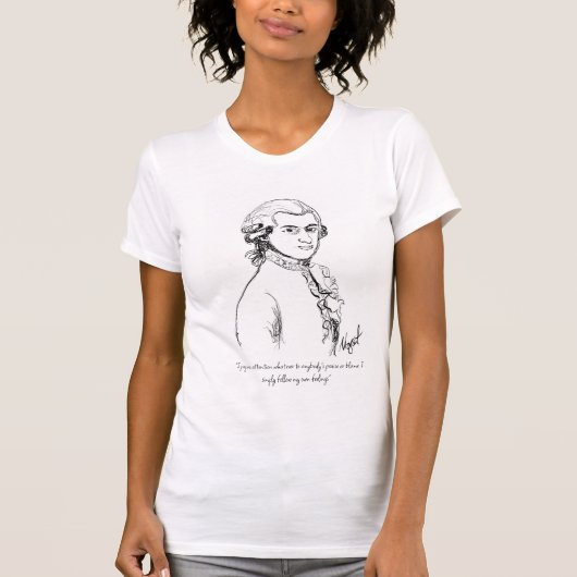 Mozart T - Shirt (Vorderseite)