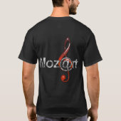 Mozart T-Shirt (Rückseite)