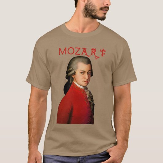 Mozart T-Shirt (Vorderseite)
