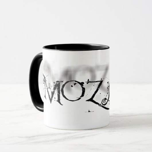 Mozart Tasse (Vorderseite Links)