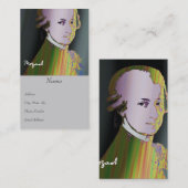 Mozart-Visitenkarte Visitenkarte (Vorne/Hinten)