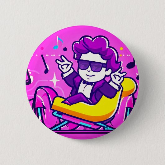 Mozart's Musical Carousel Extravaganza! Button (Vorderseite)