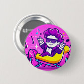 Mozart's Musical Carousel Extravaganza! Button (Vorne & Hinten)