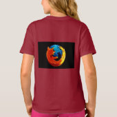 Mozilla Firefox T-Shirt (Rückseite)
