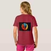 Mozilla Firefox T-Shirt (Schwarz voll)