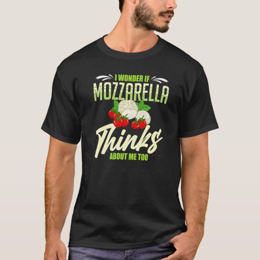 Mozzarella Käse Rezepte Buffalo Italienisch Frisch T-Shirt (Vorderseite)