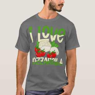 Mozzarella Käse Rezepte Buffalo Italienisch Frisch T-Shirt