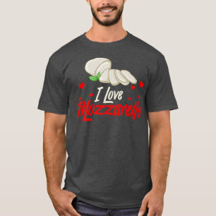 Mozzarella Käse Rezepte Buffalo Italienisch Frisch T-Shirt