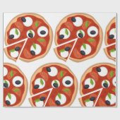 Mozzarella Pizza Geschenkpapier (Flach)