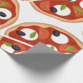 Mozzarella Pizza Geschenkpapier (Ecke)