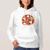 Mozzarella Pizza Hoodie (Vorderseite)