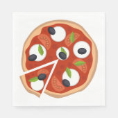 Mozzarella Pizza Serviette (Vorderseite)