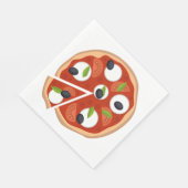 Mozzarella Pizza Serviette (Ecke)