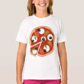 Mozzarella Pizza T-Shirt (Vorderseite)