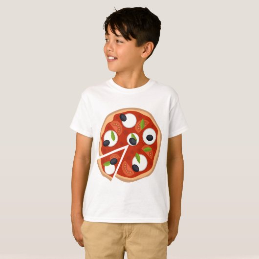 Mozzarella Pizza T-Shirt (Vorne ganz)