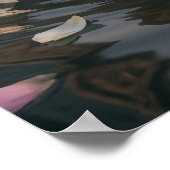 Mozzarella-Schwan-Lagune Poster (Ecke)