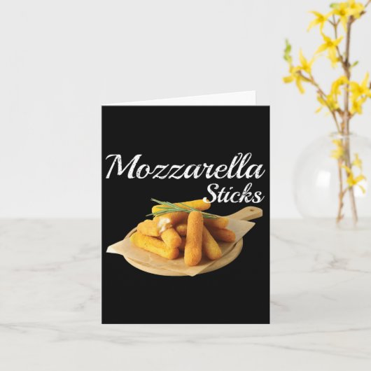 Mozzarella Sticks 90er Mozzarella Stick Brot Funn Karte (Gelbe Blume)