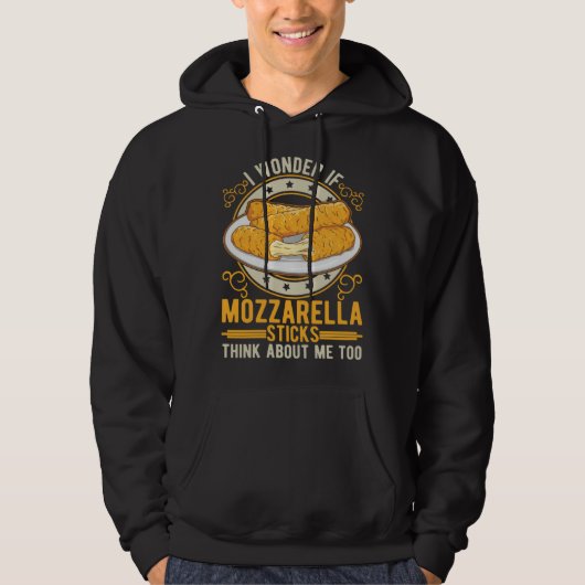Mozzarella Sticks Cheese Sticks Hoodie (Vorderseite)