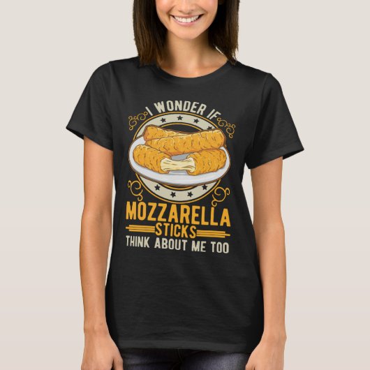 Mozzarella Sticks Cheese Sticks T-Shirt (Vorderseite)