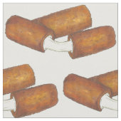 Mozzarella Sticks Fried Snack Food Käse Fabric Stoff (Nahaufnahme)