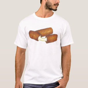 Mozzarella Sticks Käse Snack Food Feinschmecker T- T-Shirt