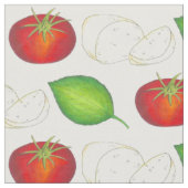 Mozzarella Tomato Basil Stoff (Nahaufnahme)