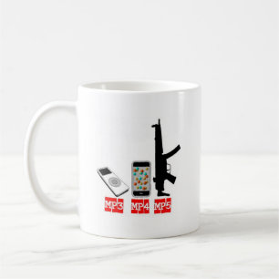 MP3 MP4 MP5 KAFFEETASSE