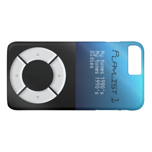 MP3-Player-Design Case-Mate iPhone Hülle (Rückseite (Horizontal))