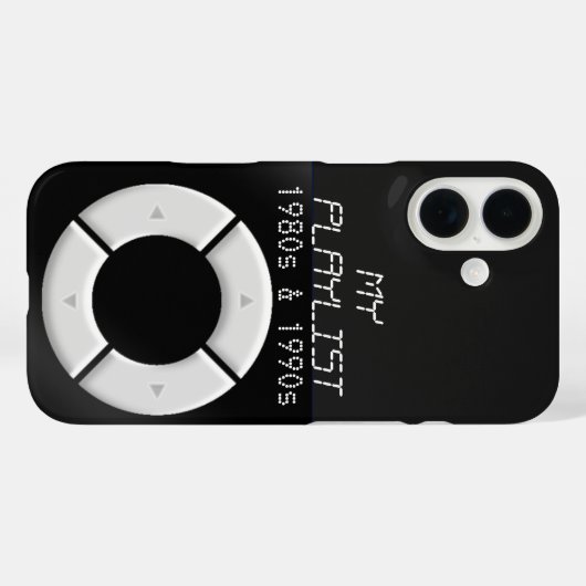 MP3-Player-Design Case-Mate iPhone Hülle (Rückseite (Horizontal))