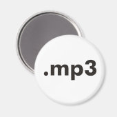 mp3 Produkte & Designs! Magnet (Vorderseite/Rückseite)
