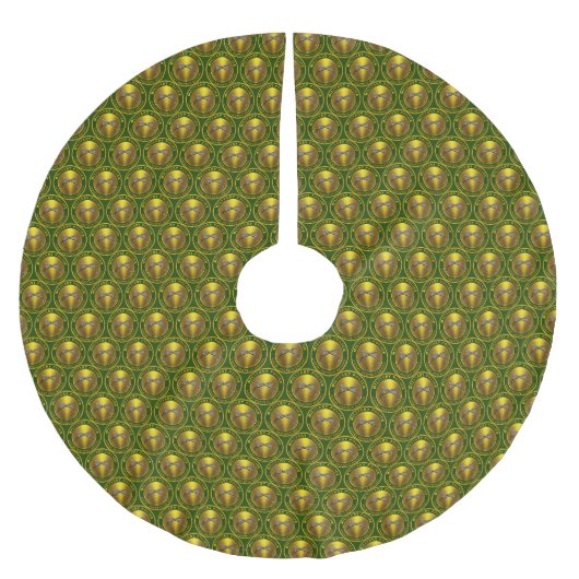 MP Militärpolizei Polyester Weihnachtsbaumdecke (Vorderseite)