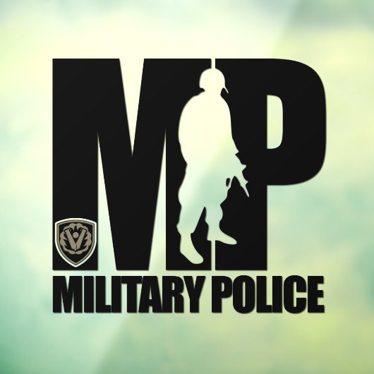 MP und 59. Ord Patch Window Fensteraufkleber (Blatt 3)