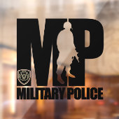 MP und 59. Ord Patch Window Fensteraufkleber (Blatt 2)