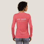 MPA Bella+Leinwand Tri-Mix Langärmelige Shirt (Voller Rückseite)