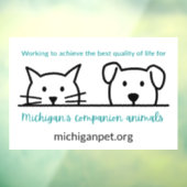 MPA Companion Animals Window Cloning Fensteraufkleber (Blatt 3)