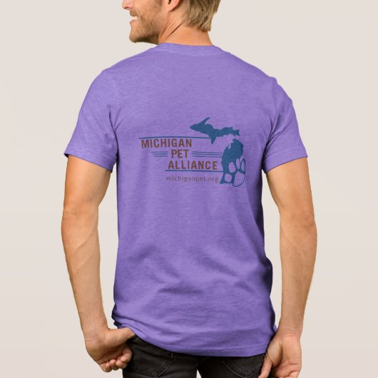 MPA Men Tri-Blend Shirt (Rückseite)