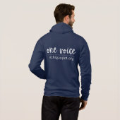 MPA Men's Navy Blue Zip-up Hoodie (Schwarz voll)