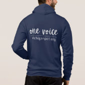 MPA Men's Navy Blue Zip-up Hoodie (Rückseite)