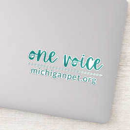 MPA One Voice kundenspezifisch geschnittene Vinyl Aufkleber