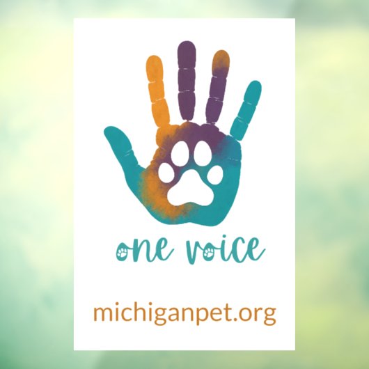 MPA One Voice Window Cloning Fensteraufkleber (Blatt 3)