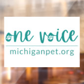 MPA One Voice Window Cloning Fensteraufkleber (Blatt 2)