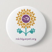 MPA Paw druckt Sonnenblumentaste Button (Vorderseite)