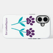MPA Paw Print Tulips Telefonfälle Case-Mate iPhone Hülle (Rückseite (Horizontal))